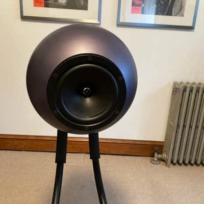 Gallo Acoustics  Nucleus Speakers Purple w/ stands image 2