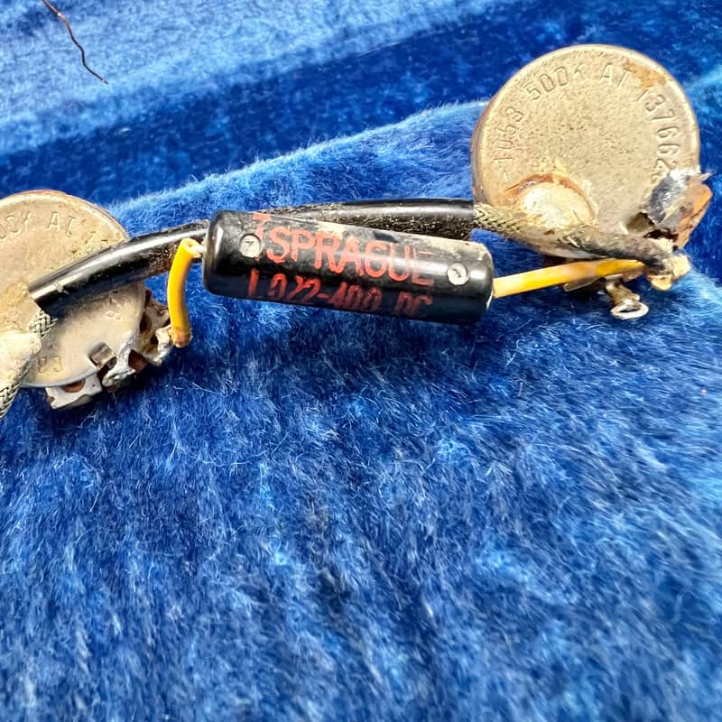 Vintage 1960s Gibson ES-125T Wiring Harness CTS Pots & Sprague 1966, 1967, 1968 image 1