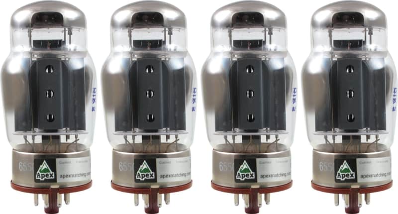 6550, Tung-Sol Reissue, Matched Vacuum Tube, Apex Matched Quad image 1