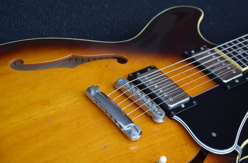 Ibanez AS100 rare real Vintage ES-335 style semi-hollow made in Japan 1980*sounds/plays/looks really GREAT! 46 years old and still in very good condition! Has the original legendary SUPER 58 PAF pickups*original hard case is included! image 1