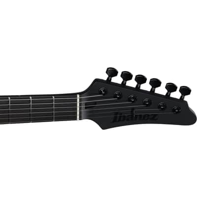 Ibanez AZ41B1 AZ Iron Label Guitar w/ Dimarzio Pickuops - Black Flat image 8