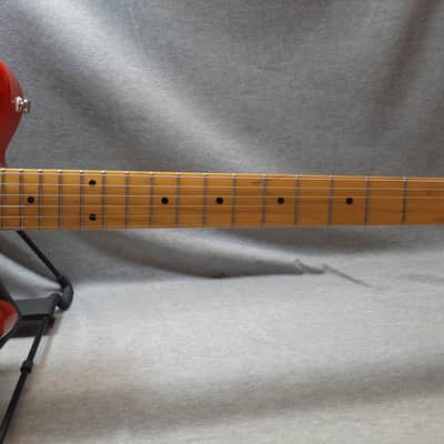 G&L Tribute Series ASAT Classic Bluesboy Semi-Hollow with Maple Fretboard - Clear Orange image 3