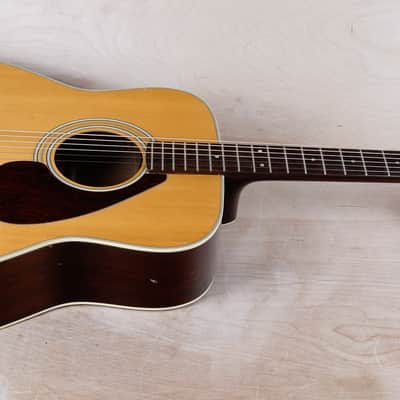 Yamaha FG-240 MIJ 1970s Natural Vintage Made in Japan W/ Hard Case image 3