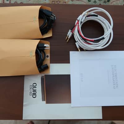 QUAD ESL-63 USA Monitor electrostatic speakers, professionally rebuilt, mint. image 12
