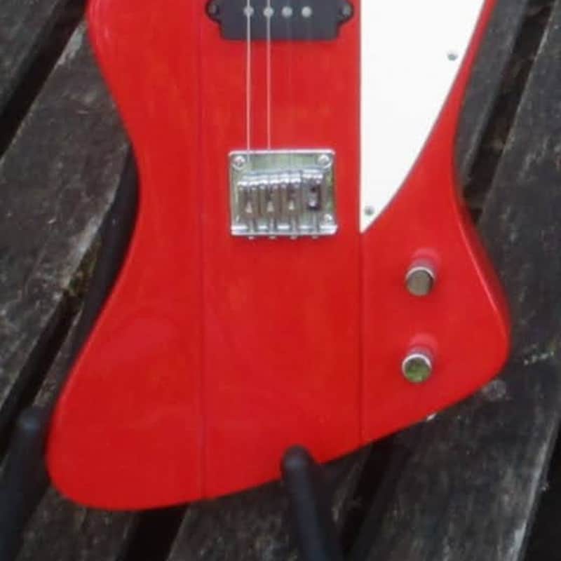 2000s Epiphone Mandobird 4-String mandolin Red