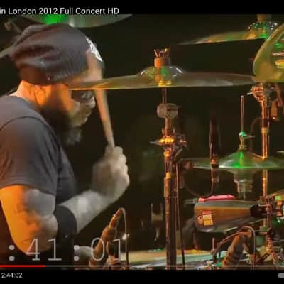 Frank Ferrer's Guns N Roses Chinese Democracy Tour, Pork Pie USA Maple Drum Set, 26",18",16",12" Plus Tour Artifacts. Signed! Authenticated! 2009 image 10