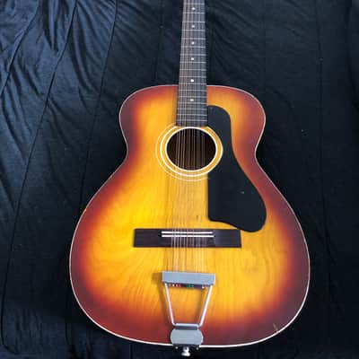 1960s Harmony H912 Stella 12-string - high action? - case image 2