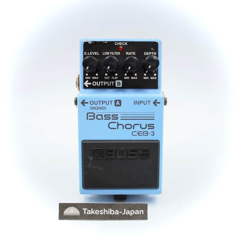Boss CEB-3 Bass Chorus Pink Label Guitar Effect Pedal BK70450 image 1