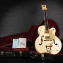 2012 Gretsch G6136T-LTV White Falcon Lacquer - Aged White | Japan Terada Hollowbody Bigsby TV Jones Pickups | CoA OHSC