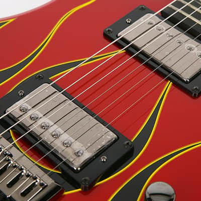Kramer Pariah Double Cut HH Unique Design Graphic Fire Flame