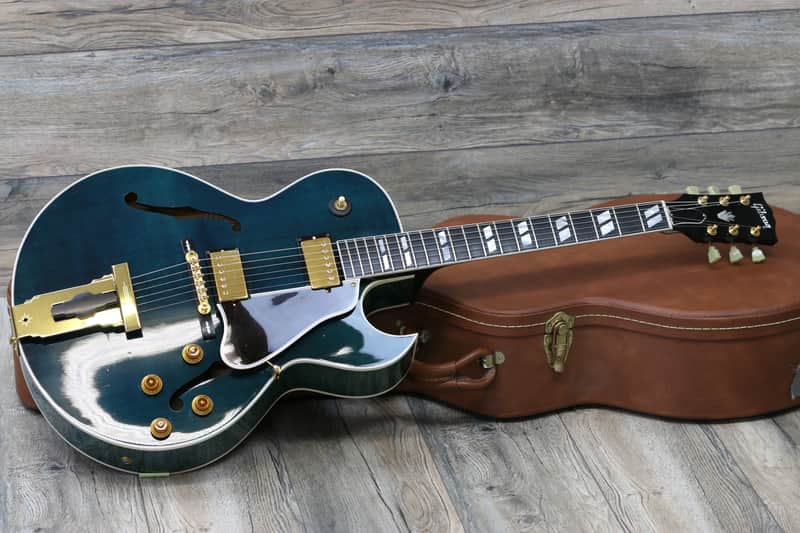 One of a Kind! Gibson L-4 CES Master Model Custom Shop 1997 Turqoise + OHSC! image 1