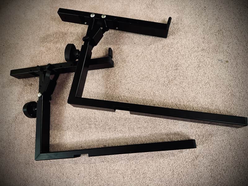 K&M 18811 Omega Stand 2nd Tier Stacker 2020s - Black