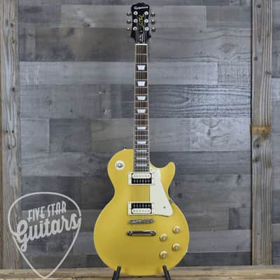 Pre-Owned Epiphone Les Paul Traditional Pro - Gold with Hardshell Case image 3
