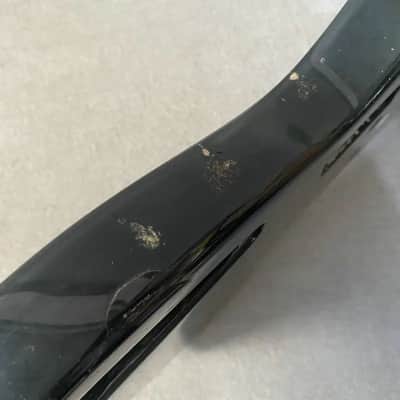 Black 6 String Bass Guitar Basswood Body image 10