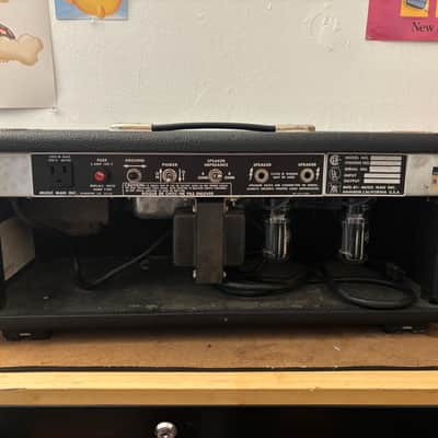 Music Man Seventy-Five 2-Channel 75-Watt Guitar Amp Head 1980 - 1984 - Black image 4