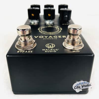 Used Walrus Audio Voyager MKII Preamp Overdrive Guitar Effects Pedal Black ♫ image 2