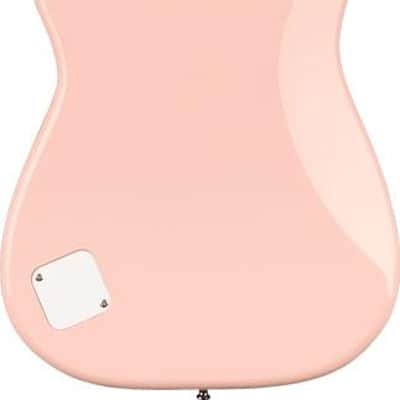 Fender Squier Mini Stratocaster Electric Guitar - Shell Pink image 4