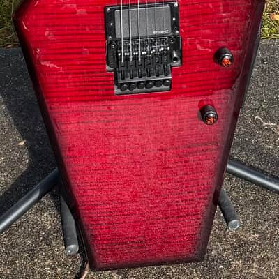 2010 Epiphone Custom Shop Zakk Wylde Signature Graveyard Disciple W/HSC Transparent Red Limited Edition BLS image 2