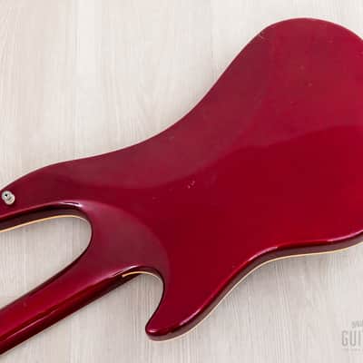 1982 Guyatone Sharp 5 LG-1200 Vintage Guitar Metallic Red, Sharp Five image 15