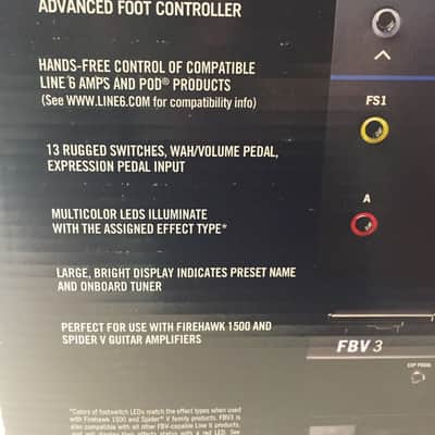 Line 6 FBV 3 Amp Foot Controller w/ Expression Pedal image 5