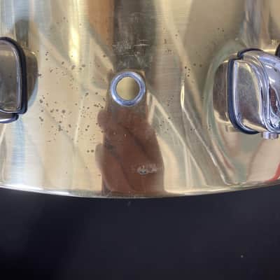 Prototype 15 x 4 Kenny Aronoff "Trackmaster Super Piccolo" Brass Snare Drum image 13