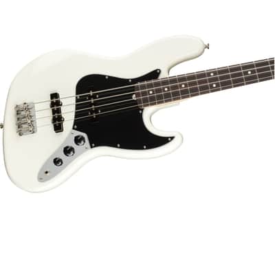 Fender American Performer Jazz Electric Bass Guitar, Rosewood Fingerboard, Arctic White image 11