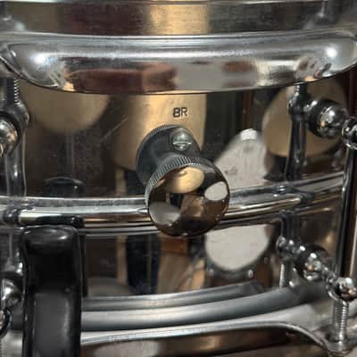Ludwig LB400BT Brass Edition Supraphonic 5x14" 10-Lug Snare Drum with Tube Lugs 1998 - 2019 - Chrome-Plated image 6