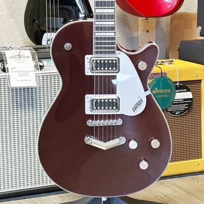 Gretsch G5220 BT BroadTron Jet in Dark Cherry Metallic w/ Case image 10