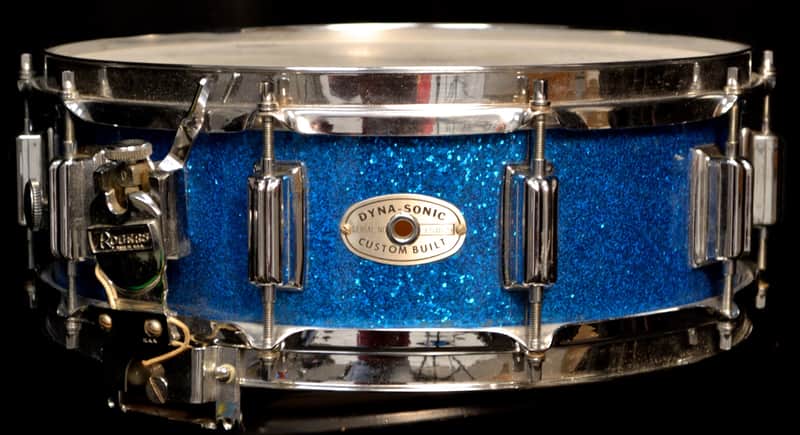 Rogers Dyna-Sonic 5x14" Wood Snare Drum with Beavertail Lugs 1960s image 6
