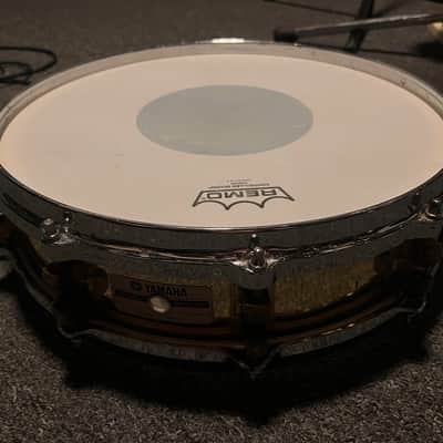 Yamaha SD-493 14x3.5" Brass Piccolo Snare Drum 1987-1996 - Brass image 7