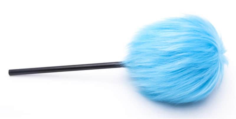 Danmar - 209HB - Fuzzy Bass Drum Beater - Hottie Blue image 1