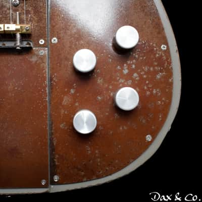 Dax&Co. Ironhorse Deluxe 2022 Grey/Rust patina Guitar W/ Hardshell Case & COA! image 9