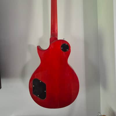 Vintage V100-AFD Reissued Paradise Series Single Cut 2010s - Flamed Amber image 2