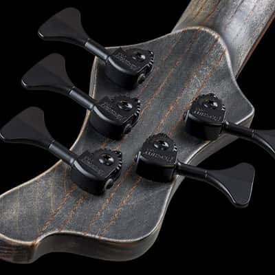 Mayones Patriot MR Fretless 5 Antique Black Snakewood Fingerboard image 9