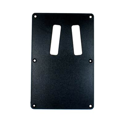 Tremolo Back Plate Cavity Cover For Kramer style guitar 1-Ply ABS Black Matte image 1