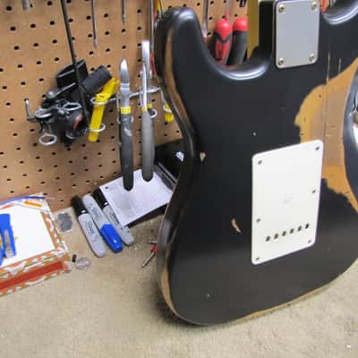 Nash S-57 - Stratocaster Style - 2024 -  Black Heavy Relic image 6