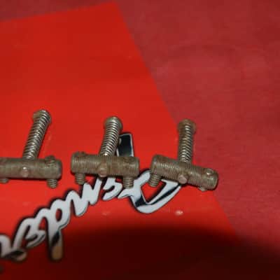 Fender original vintage Telecaster Bridge Saddles (1961/1962) * rare * Made in Fullerton, California! image 17