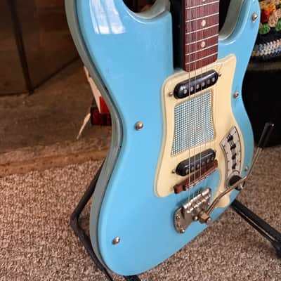 1960s Hagstrom Mark I - Baby Blue w/ Ess & Ess Case image 4