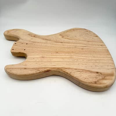 Jazz Bass Body 5-String Swamp Ash Unfinished 2-Piece Light Mint/New bb6505 image 6
