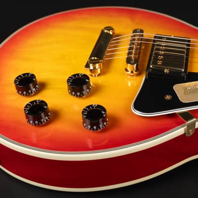 2013 Gibson Custom Shop Les Paul Custom - Heritage Cherry Sunburst | USA Long Neck Tenon 490R / 498T Humbucker Pickups 4.4kg | CoA OHSC image 21