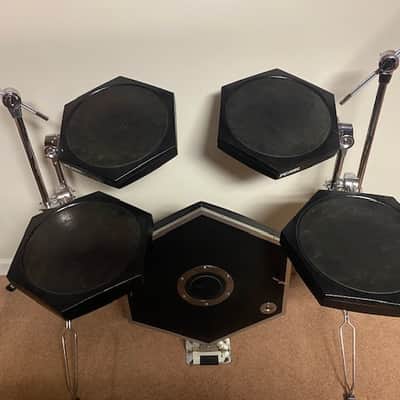 Pearl Pearl DRX-1 Sound Module Electronic Drumkit Kick Tom Pads Vintage Rare 1980s - Black image 1