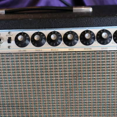 Fender Dual Showman Reverb TFL 5000D Silverface 1969 Black image 7