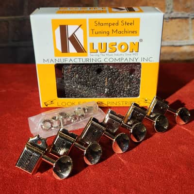 Kluson Nickel KD-6B-NM 6-6-Inline Tuners NEW #2 image 1