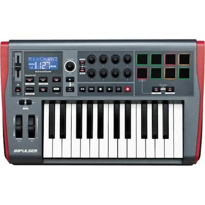 Novation Impulse 25 MIDI Keyboard Controller 2011 - Present - Gray