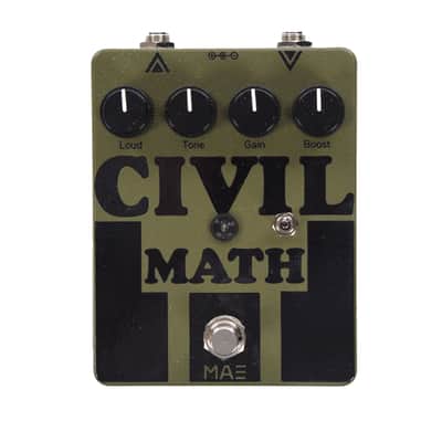 Mask Audio Electronics Civil Math Fuzz Pedal Army Green image 1