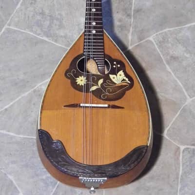 fine vintage MIGMA all solid luthier Wunderlich quality 8string bowlback MANDOLIN Germany image 2