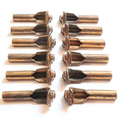 Set of (12) Ludwig DeLuxe Finish T- Rods & Claws for "Black Beauty" Bass Drum - 1928 / EIGHTEEN PHOTOS image 3