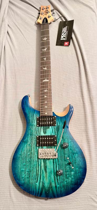 PRS SE Custom 24 Burled Ash Limited Edition 2025 - Lake Blue image 1