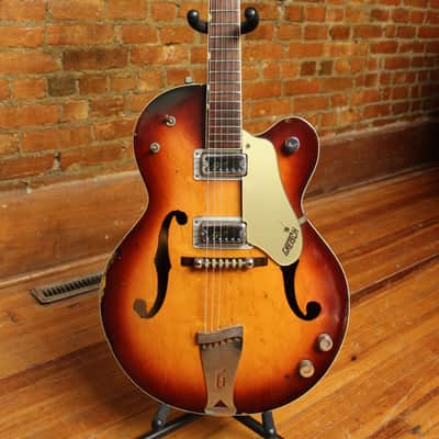 Gretsch 6117 Double Anniversary 1966 - Shaded Golden Sunburst image 3