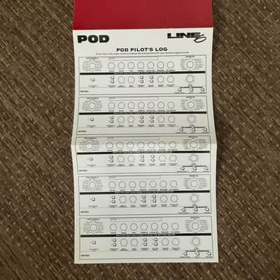 Line 6 Pod V2.0 Electric Guitar Processor – Excellent Condition image 10